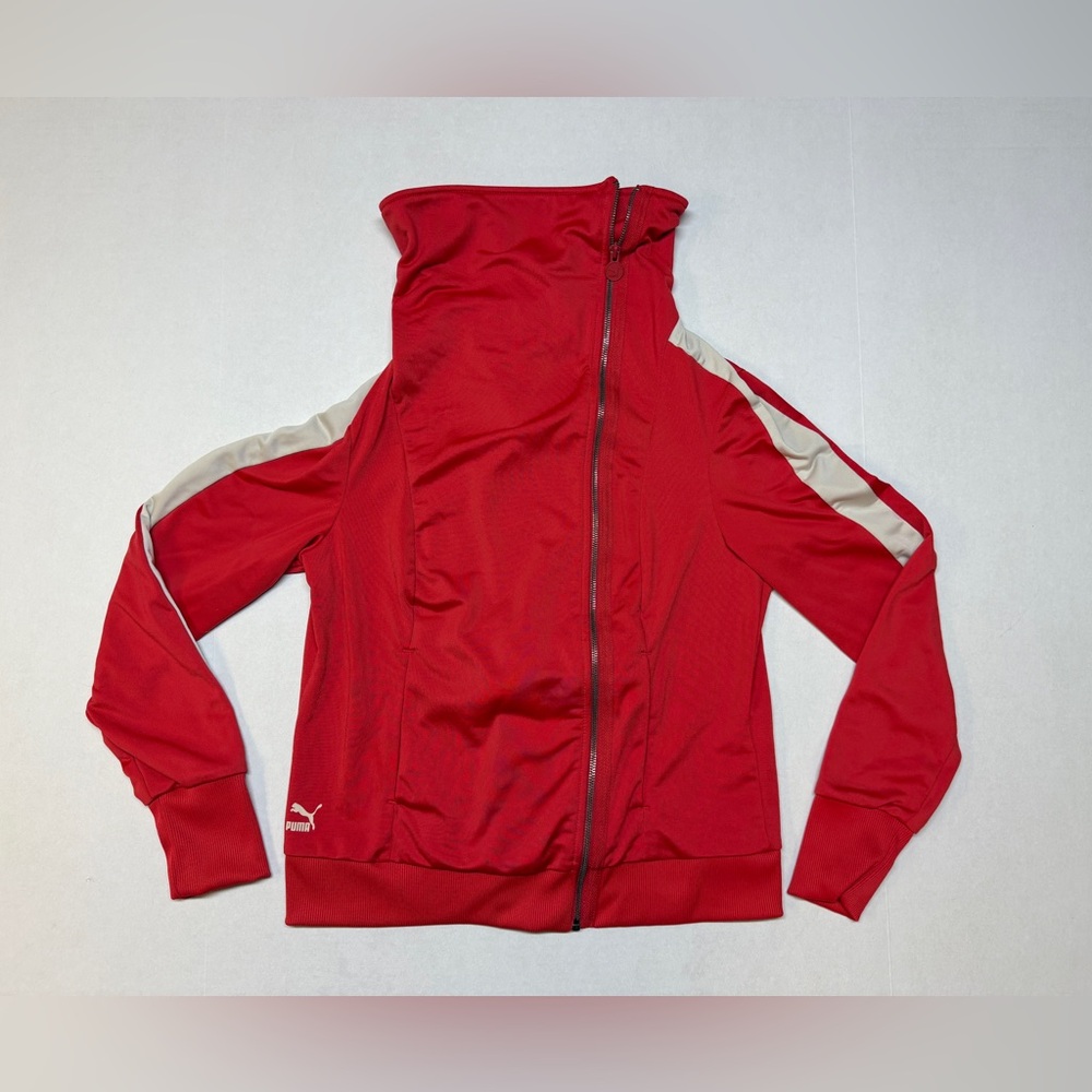 Puma Asymmetrical Red Boy’s Large‎ Track Jacket